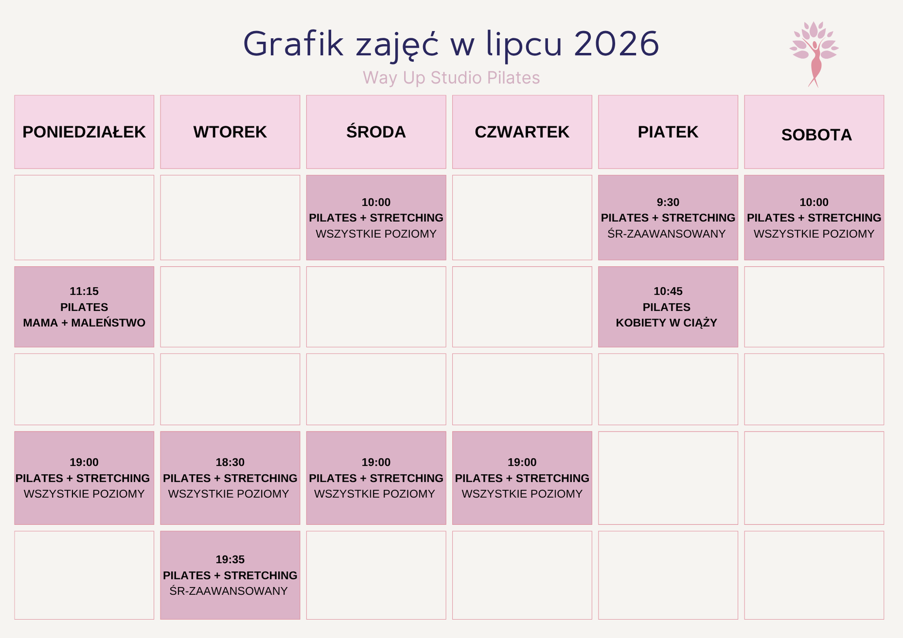 pilates mata wilanów warszawa way up